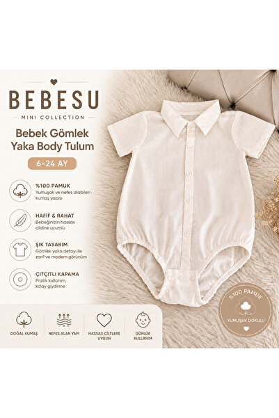 Bebesu Bebek Gömlek Yaka Body