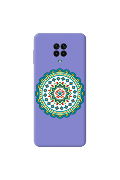 Other Xiaomi Redmi Note 9 Pro Mandala D11 Purple Colored Silicone TPU Θήκη