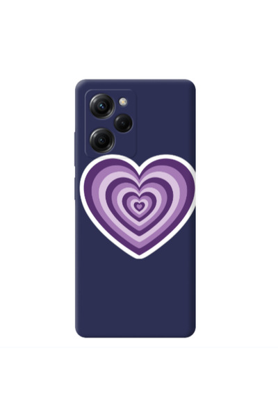 Other Xiaomi Poco X5 Pro My Heart Is Yours 2 Dark blue Colored Silicone TPU Θήκη