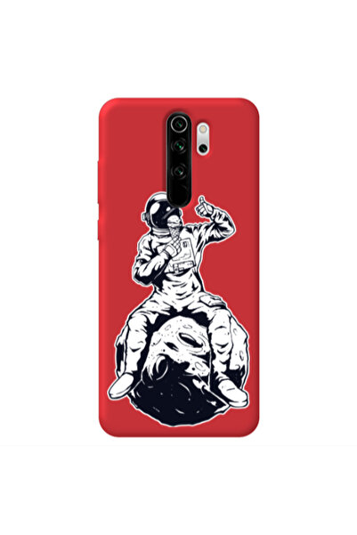 Other Xiaomi Redmi Note 8 Pro ice cream in space Red Colored Silicone TPU Θήκη