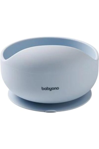 Babyono Μπλε, μπολ σιλικόνης με βεντούζα