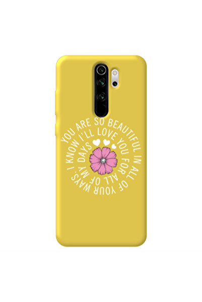 Other Xiaomi Redmi Note 8 Pro Your Ways Yellow Colored Silicone TPU Θήκη