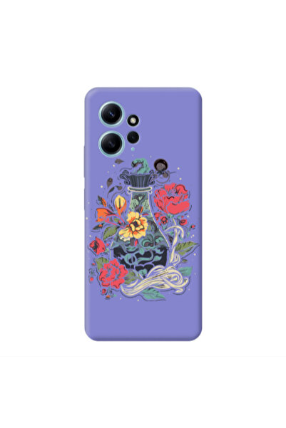 Other Xiaomi Redmi Note 12 4G Magic vase Purple Colored Silicone TPU Θήκη