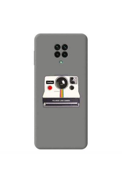 Other Xiaomi Redmi Note 9 Pro Polaroid land camera Grey Colored Silicone TPU ...