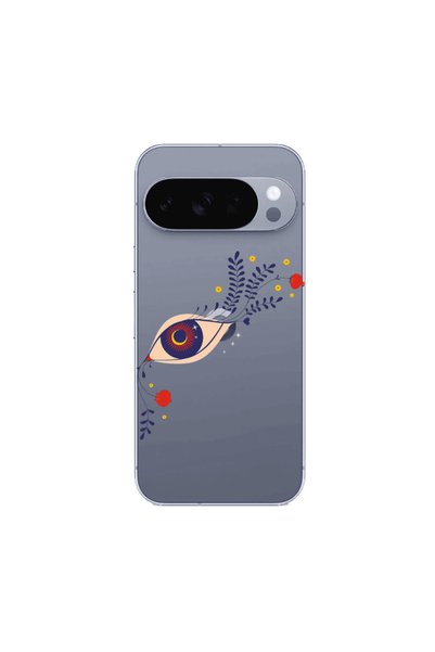 Other Google Pixel 10 Pro XL Flower eye Transparent Silicone TPU Θήκη