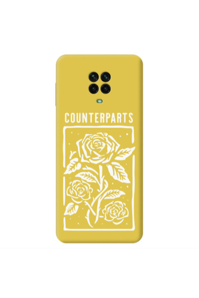 Other Xiaomi Redmi Note 9 Pro Counterparts Yellow Colored Silicone TPU Θήκη