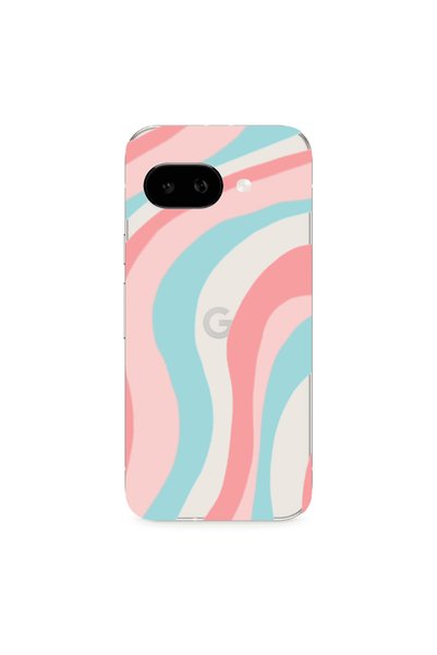 Other Google PIXEL 9A Colored lines Transparent Silicone TPU Θήκη