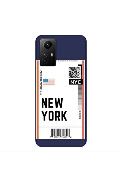 Other Xiaomi Redmi Note 12s New York NYC Dark blue Colored Silicone TPU Θήκη