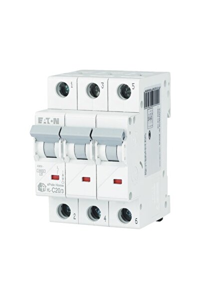 OEM Disjunctor electric modular Eaton xPole Home 3P 20A 4,5kA, curba C