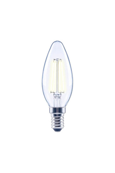 OEM Bec LED variabil Flair E14 2,2W 470 lumeni, glob clar lumânare, lumină ne...