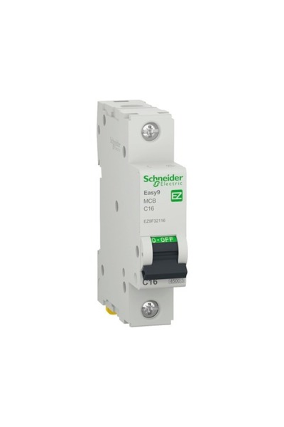 OEM Disjunctor electric modular Schneider Easy9 1P 16A 4,5kA, curba C