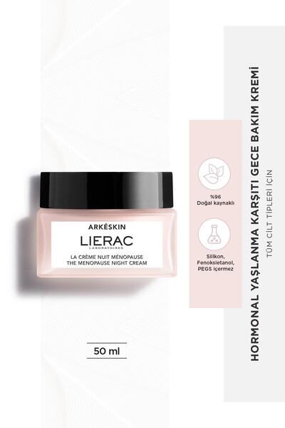Lierac Arkeskin Night Hormonal Skin Care and Renewal Cream Suitable for Night...