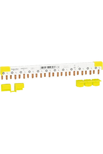 OEM Bară busbar tip pieptene Schneider Acti9 iC40 1P+N 80A 12x, pentru tablou...