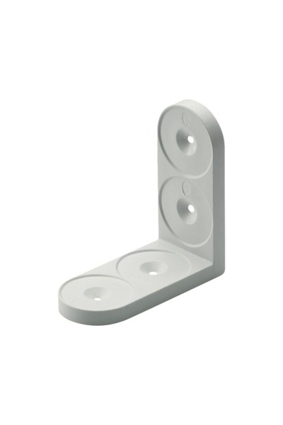 OEM Colțar de legătură Hettich 50x50x22 mm, plastic alb, pachet 20 bucăți