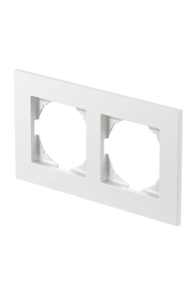 OEM Ramă aparataje Logiq Flat 2 module, albă