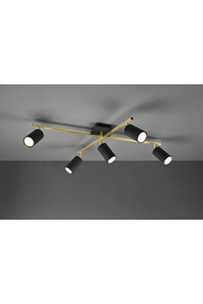 OEM Plafonieră TRIO Marley, GU10, din metal, negru/auriu