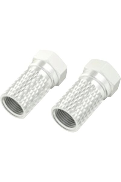 OEM Mufe F pentru cablu coaxial Hama max. Ø6,5 mm, pachet 2 bucăți