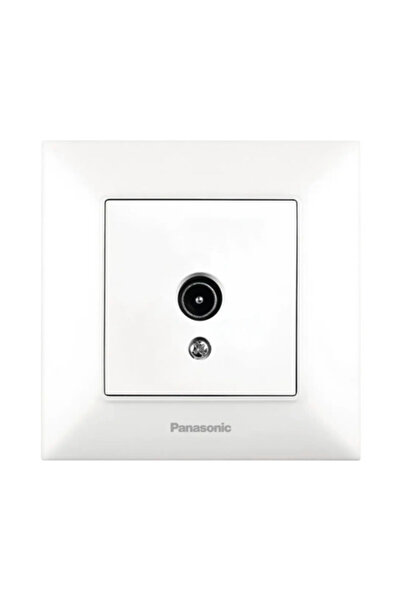 OEM Priză TV de capăt Panasonic Arkedia Slim, alb, incl. ramă