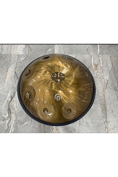 ARSHA Steel Handpan -9 Tonlu -Re Minör (Bakım Yağı ,Renkli Kuşak ve Çanta