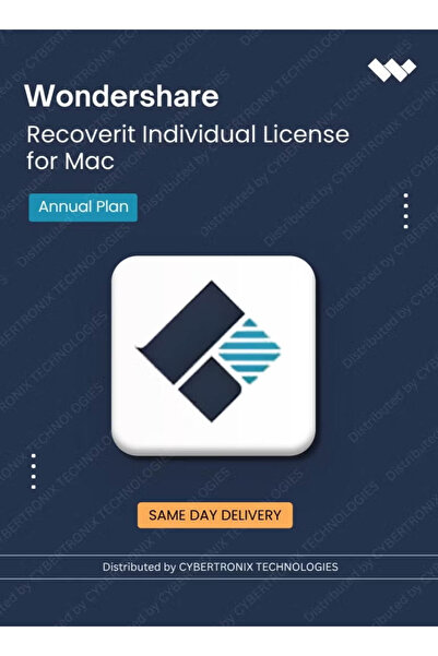 WonderShare ترخيص فردي لبرنامج Recoverit لنظام ماك |   الخطة السنوية |   رخصة...