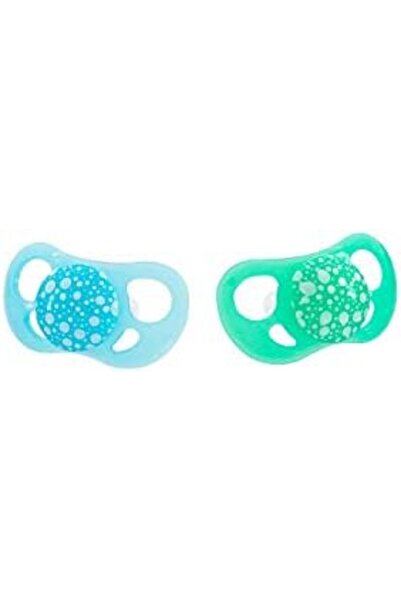 Yıldızan Msa Shop Silicone Pacifier Set of 2 Blue Green 6+ Months 931845