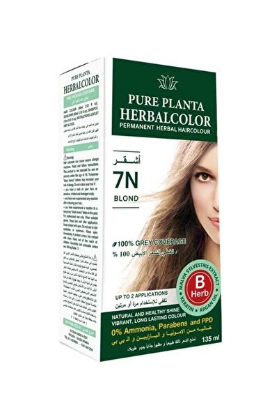 PURE PLANTA Pure Planta Permanent Herbal Hair Color 7N Blonde 135ml