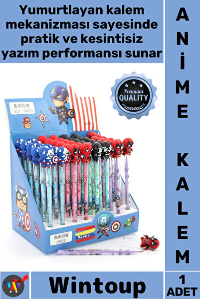 Wintoup # قلم بتصميم خاص بطول 17 سم للأطفال، قلم مدرسي ومكتبي لتدوين الملاحظا...