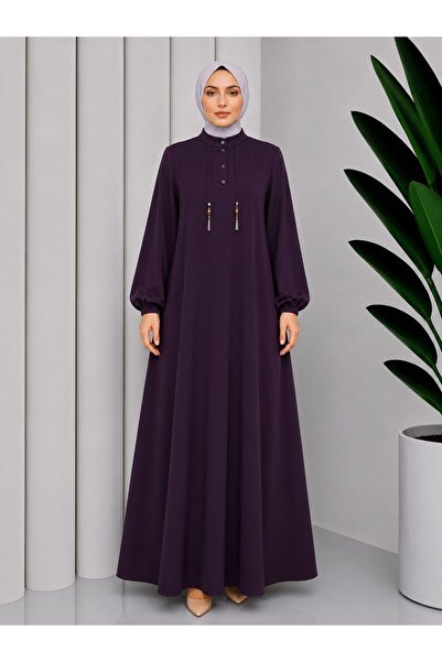 SudeHlt.co Hakim Collar Hijab Dress