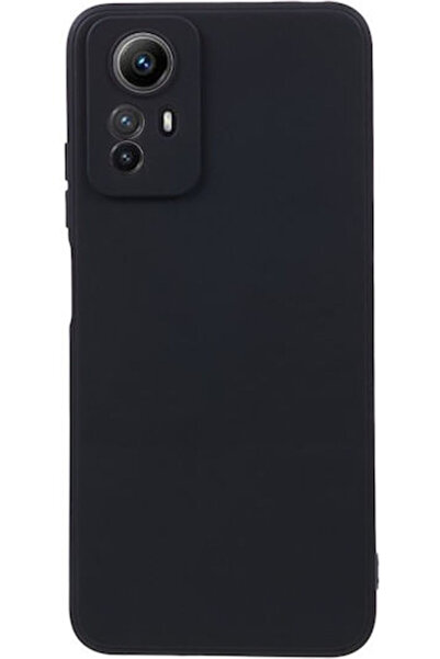 OEM Πίσω Κάλυμμα Σιλικόνης Μαύρο (Redmi Note 12S)