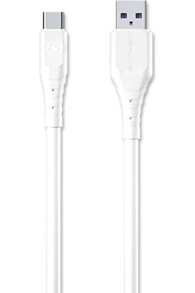 WK WDC-152 Καλώδιο USB 2.0 USB-C αρσενικό - USB-A 30W Λευκό 2μ (250698)