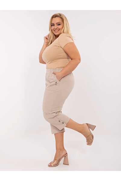 Factory Price Pantaloni Dama Bej