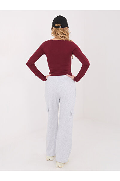 Factory Price Pantaloni Dama Gri