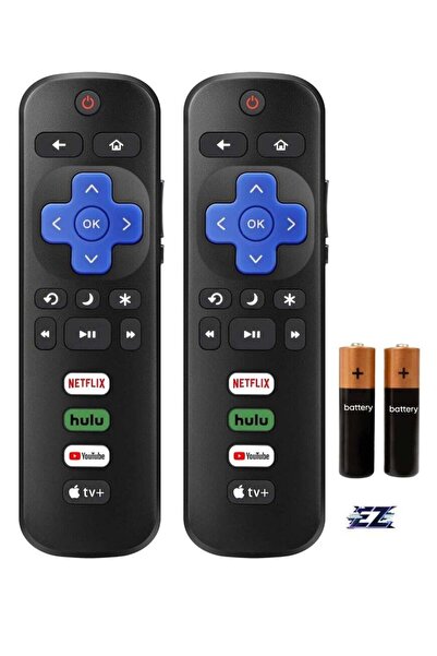 ELTRAZONE 2 Pack Replacement Remote Control for Roku TV - Compatible with TCL...
