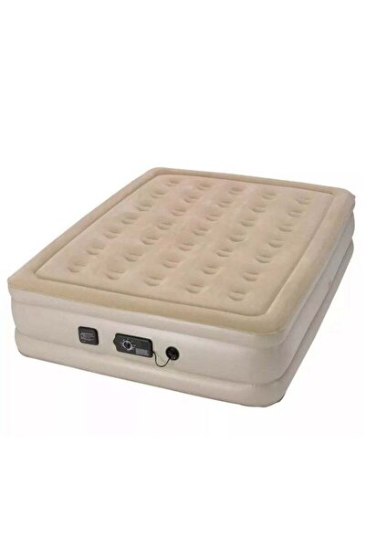 ELTRAZONE Queen-Size Inflatable Mattress with Built-in Pump – Single Chargeab...