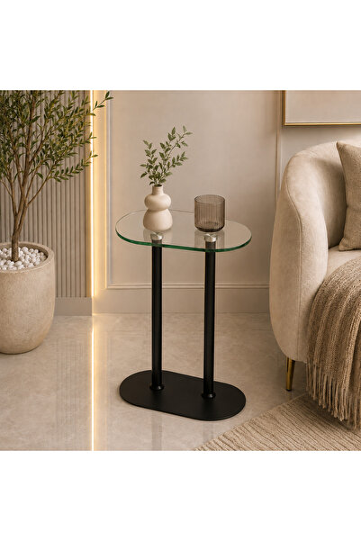 Icon Elegant Side Table with High-End Modern Design for Conference Rooms, Liv...
