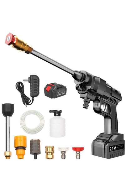 Generic 48V Cordless Portable High Pressure Electric Cleaner Machine, Black