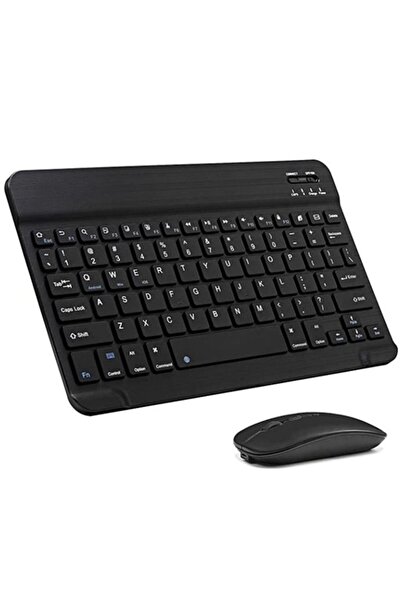 ELTRAZONE Arabic and English Bluetooth Keyboard and Mouse Combo Ultra-Slim Po...