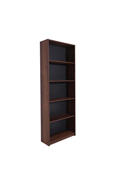 Adore Biblioteca Modern, 5 rafturi, 64x182x26 cm - Nuc