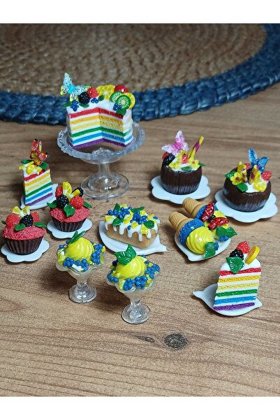 cankids El yapımı minyatür kelebeklı set