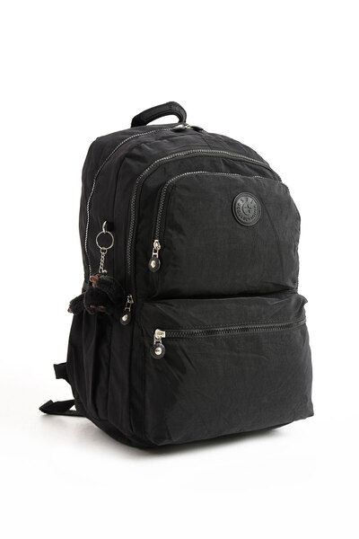 yuzuco Rucsac ultraușor, impermeabil, cu buzunare multiple, unisex, negru Mod...