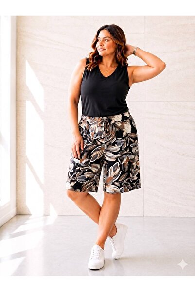 Vinola Plus Size Lycra Viscose Combed Cotton Fabric Comfortable Cut Shorts Suit