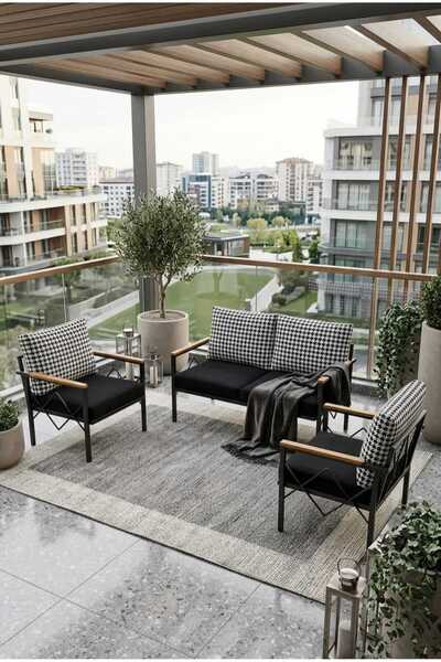 VELORAY MOBİLYA Bahçe Balkon minder kılıfı 55/ 60 ölçülerinde