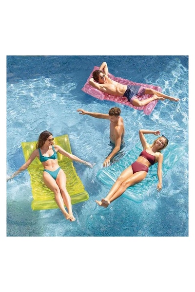 Intex Saltea gonflabilă Colorat 173x89cm, pentru plajă și piscină