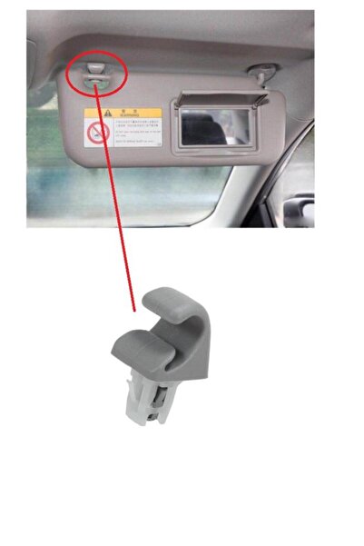 jakuza Klips Güneşlik Tutucu Mandal Toyota Corolla 2002-2018--Auris 2007-2017...