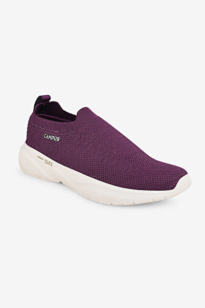 Campus Women JENNY Memory Foam Slip-On Walking Shoes-Purple