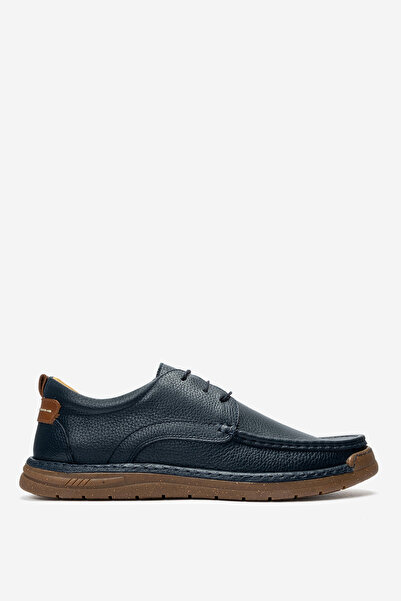 Dericlub Erkek Comfort Casual Ayakkabı Gerçek Deri CR 2903 LACİVERT