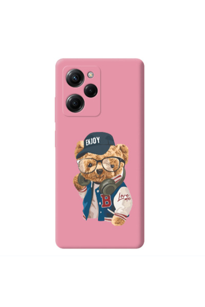 Other Xiaomi Poco X5 Pro Enjoy Pink Colored Silicone TPU Θήκη