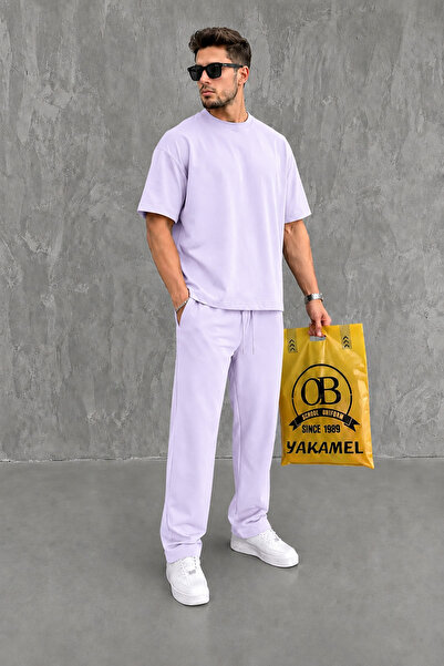 YAKAMEL Oversize Salaş Kesim Premium Takım Kombin Rahat Kalıp Unisex İkili Takım