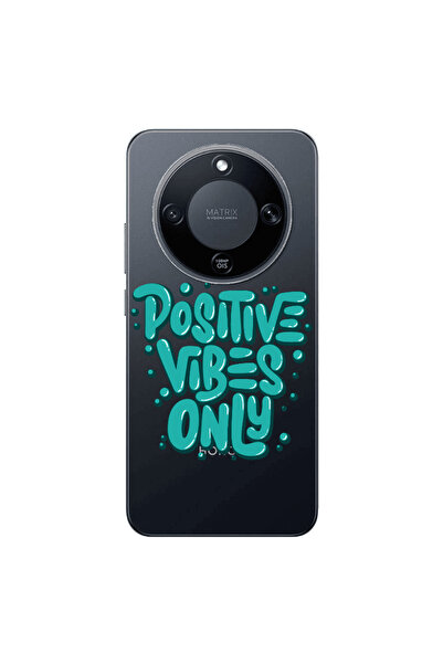 Other Honor Magic 8 Lite Positive Vibes Only Transparent Silicone TPU Θήκη