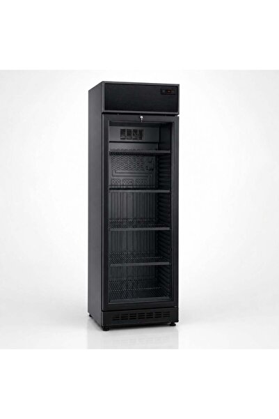 Şenocak GC-375 EC Carel Tek Kapılı Siyah Termostatlı Şişe Soğutucu Dolap 220V